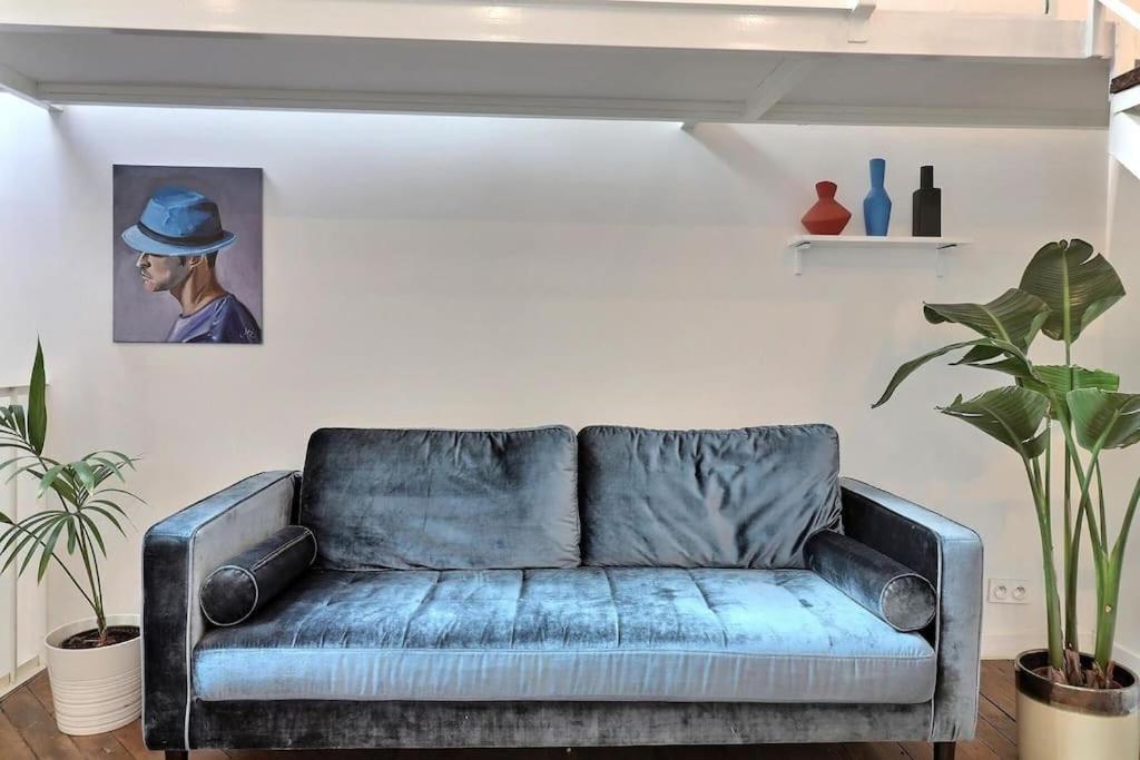 Unique Loft Apartment Located 15 Minutes From The Champs Elysees Saint-Ouen  Eksteriør billede